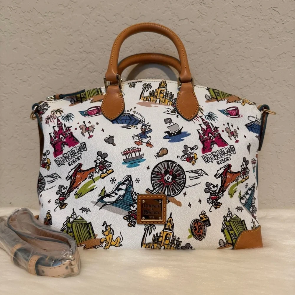 Dooney & Bourke Disneyana Disneyland Crossbody Satchel - Picture 1 of 12